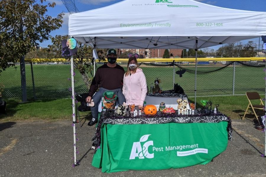 A&C Pest Management at a Halloween event