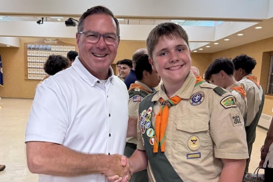 Jim Skinner & Boy Scout Scoutmaster