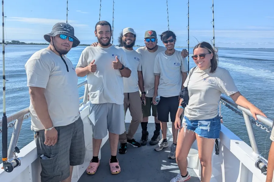 A&C team on fishing trip