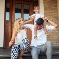 family outside